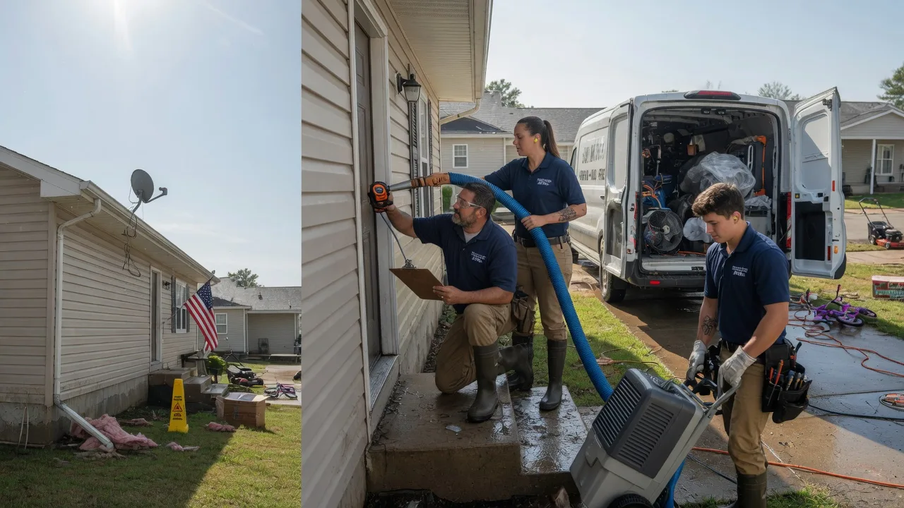 Ceiling Water Damage Restoration in Achille, OK near me